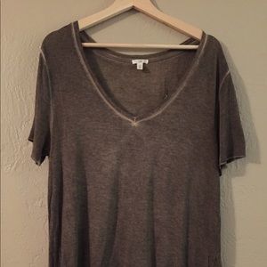 Nordstrom BP raw edge v-neck tee